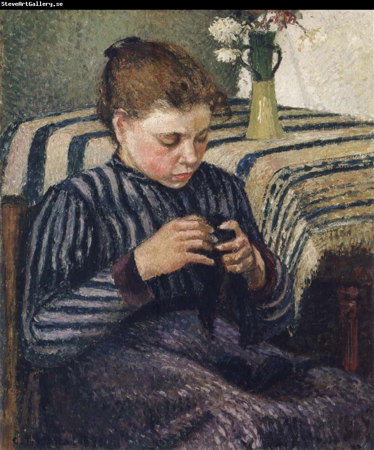 Camille Pissarro Woman sewing